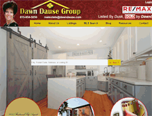 Tablet Screenshot of dawndause.com